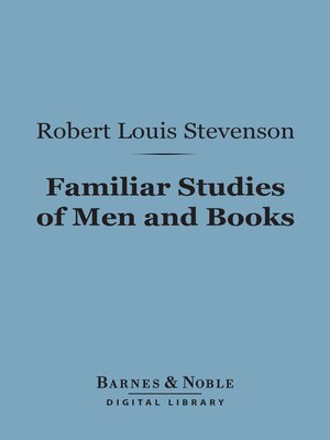 cover image of Familiar Studies of Men and Books (Barnes & Noble Digital Library)